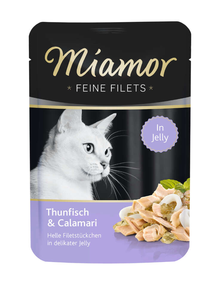 Miamor Katzen-Nassfutter Feine Filets Thunfisch & Calamari